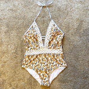 NWOT SHEIN Plunge Swim Suit